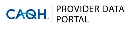 caqh provider data portal login